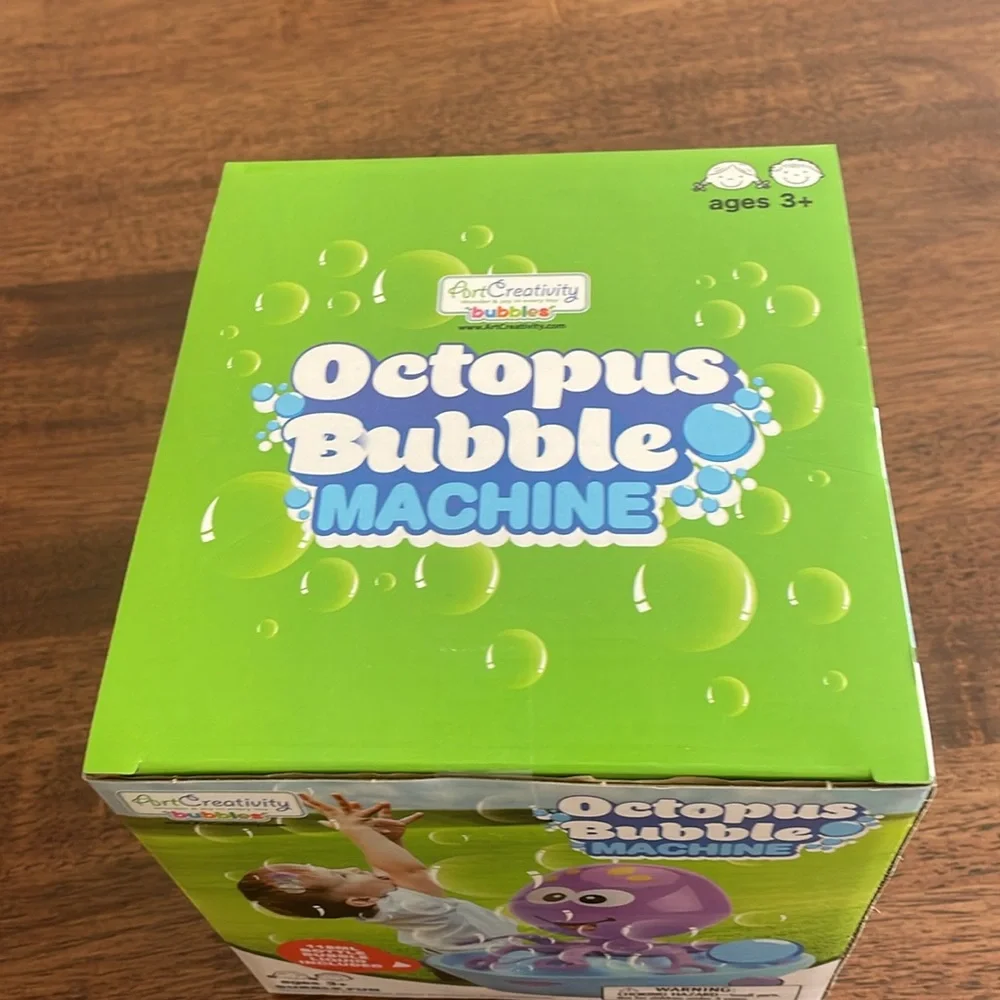 Art Creativity octopus bubble machine